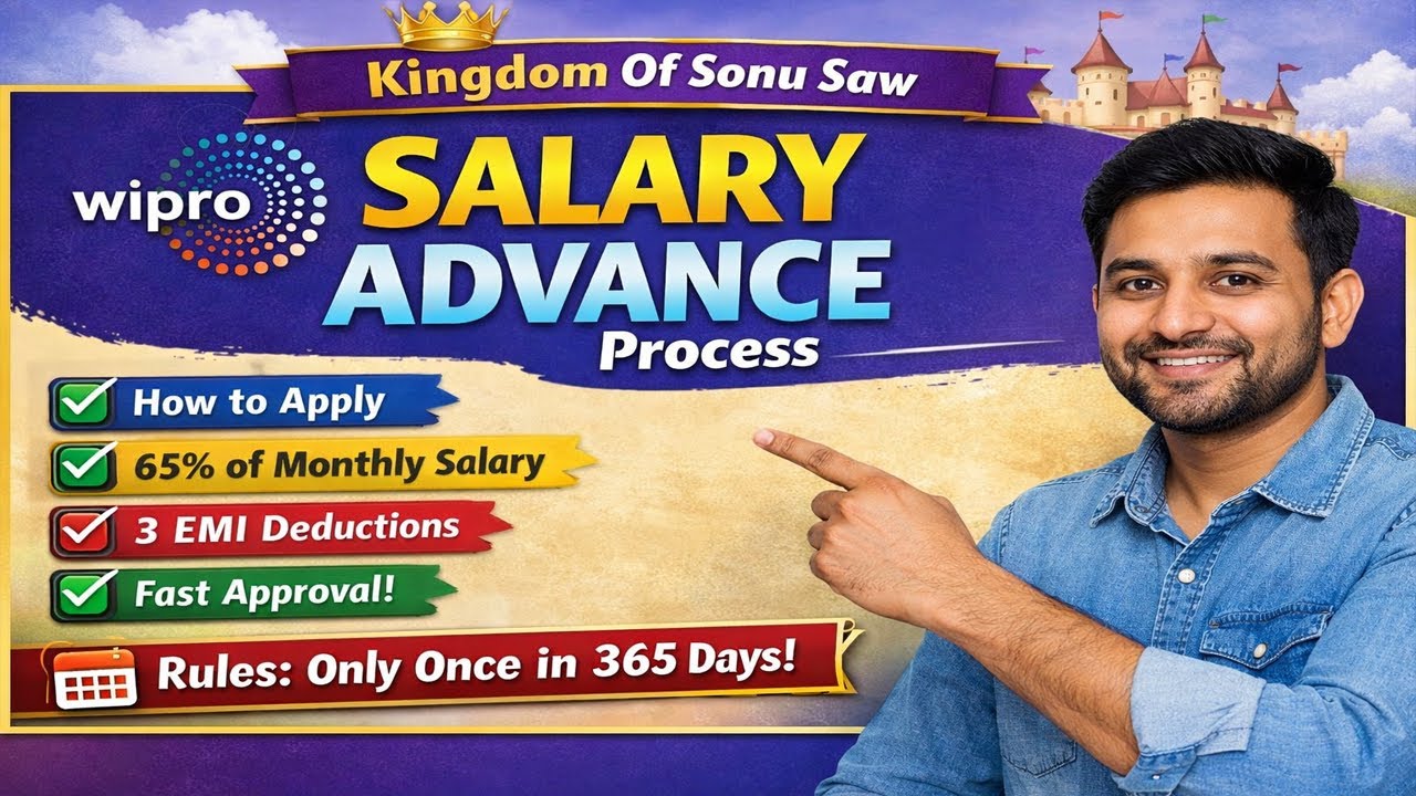 💰 How to Take Salary Advance in Wipro 🏢 | Full Process & Rules Explained 🔍 | 