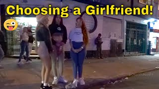 Choosing a girlfriend in Santa fe neighborhood Bogota Colombia