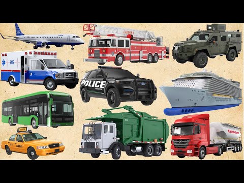 Video Xe Cảnh Sát, Xe Bọc Thép, Máy Bay, Tàu Thủy, Xe Thang... - youtube