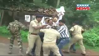 Black Flag Protest of Congress In Debagarh