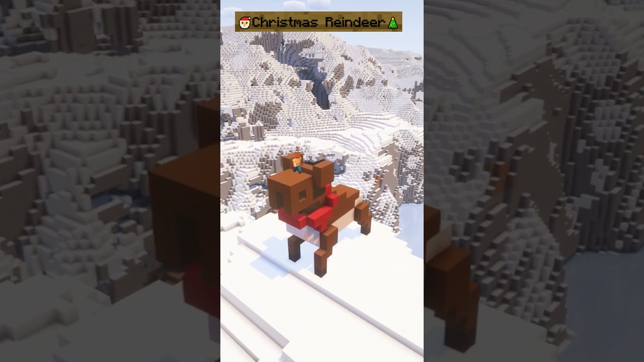 Christmas Reindeer in Minecraft 