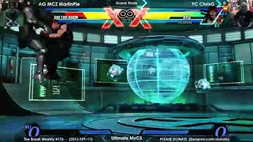 The Break #176   UMvC3 GF   AG MCZ MarlinPie VS FC ChrisG
