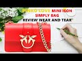 ZOOM IN PINKO LOVE MINI ICON SIMPLY BAG REVIEW WEAR AND TEAR