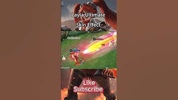 Layla Ultimate Skin Effect #mobilelegends #shorts #layla