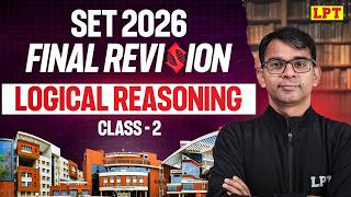 Symbiosis Entrance Test 2026: Logical Reasoning | Most Important MCQs | #2 | LR for SET 2026