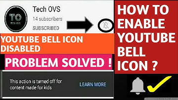 YouTube bell icon disabled | problem solved | how to enable YouTube bell icon 2020 | tech ovs |