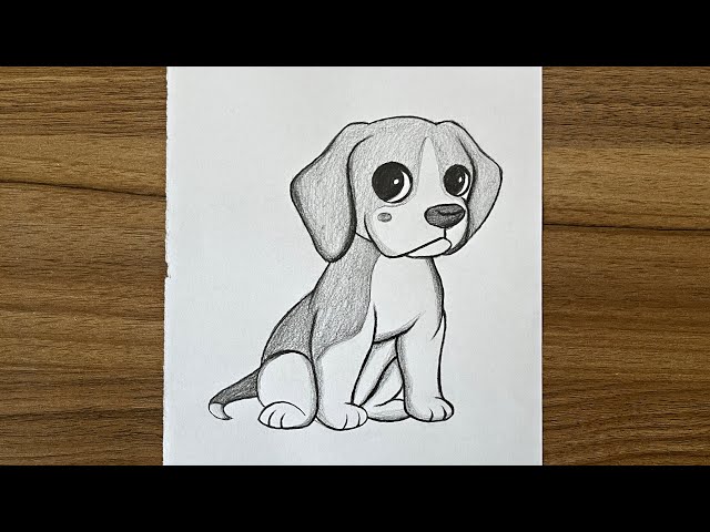 20 Easy Dog Drawing Ideas | Mini drawings, Doodle drawings, Cute easy  drawings