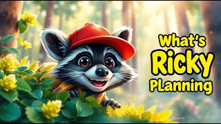 “Meet Ricky – The Cheeky Raccoon’s Secret Plan! 🦝”