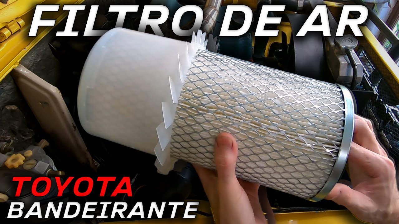 Filtro de AR da TOYOTA BANDEIRANTE - Qual uso, dicas e informações!