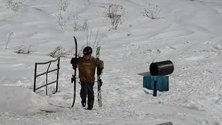 Backyard skiing
