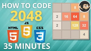 How to make 2048 Game with Javascript HTML CSS screenshot 3