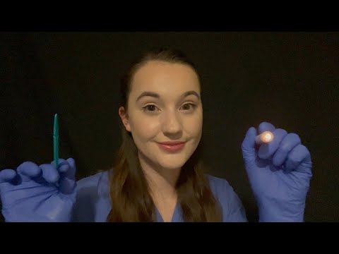 ASMR | Facial Nerve Exam (Personal Attention, Face Touching & Interactive ASMR) | ASMRMAS DAY 9