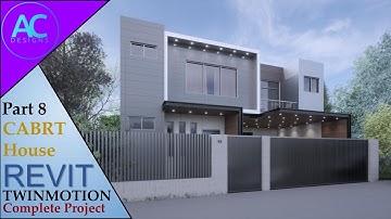 CABRT House | Part 8 | Complete Step By Step Project | Revit and Twinmotion Tutorial