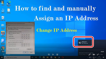 How to find and manually assign an IP address in Windows 10 | Change IP address in Windows 10 |