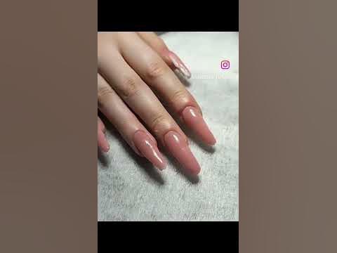 наращивание ногтей / мишка на ногтях / сердце на ногтях #идеиманикюра # ...