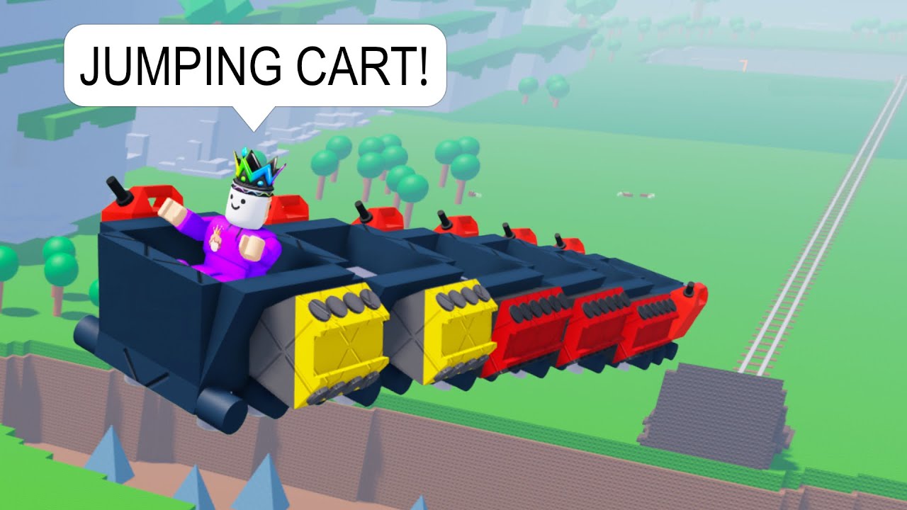 ROBLOX Cart Ride BUT I'm TOO FAST for These Ramps
