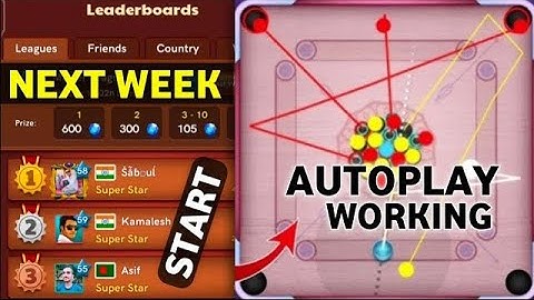 Carrom Pool New Update Version 17.0 😨 Autoplay Working? 🤔 Winning Count Next Week?