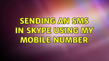 Sending an SMS in Skype using my mobile number (2 Solutions!!)