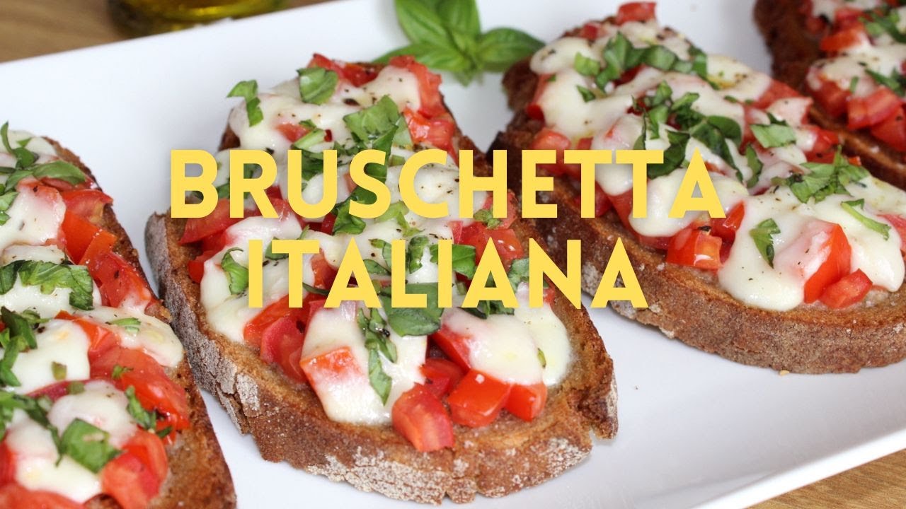 Comment faire une Bruschetta Italiana / facile et rapide - YouTube