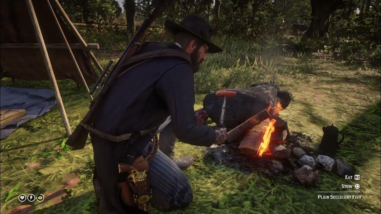 RDR2 How to Cook Long Pork - YouTube