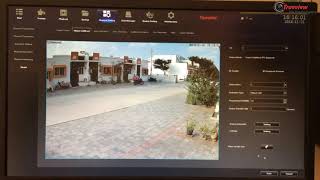 How to do Object Left setting in pro nvr