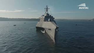 U.S Navy commissions USS Canberra Littoral combat ship into service