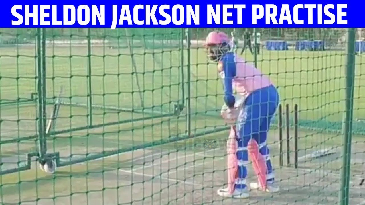Sheldon Jackson Batting Practice In Net | KKR Batsman | Cricowl