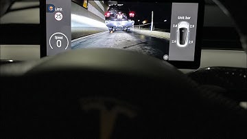 Tesla Model Y NEW HUD with FRONT Camera NIGHT Test! Hansshow 10.25 Display!