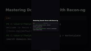 Domain Reconnaissance and Mapping with Recon-ng | Educational