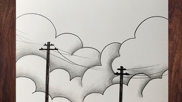 Vẽ Phong Cảnh Bằng Bút Chì 6B | how to draw scenery #vetranh #drawing #vetranhphongcanh