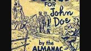Video thumbnail of "The Almanac Singers - The Strange Death of John Doe"