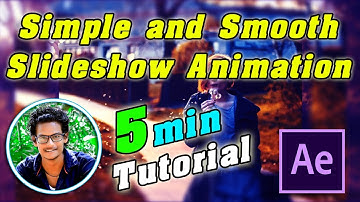 After Effects Tutorial   Simple and Smooth Slideshow Animation