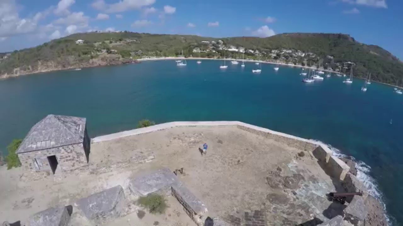 HEXO+ Autonomous Drone Flight Test #3 360 over Fort Berkeley English Harbour Antigua