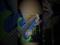 Whitechapel - The Saw Is the Law on 8 string guitar  #metal #guitar #djent #shorts