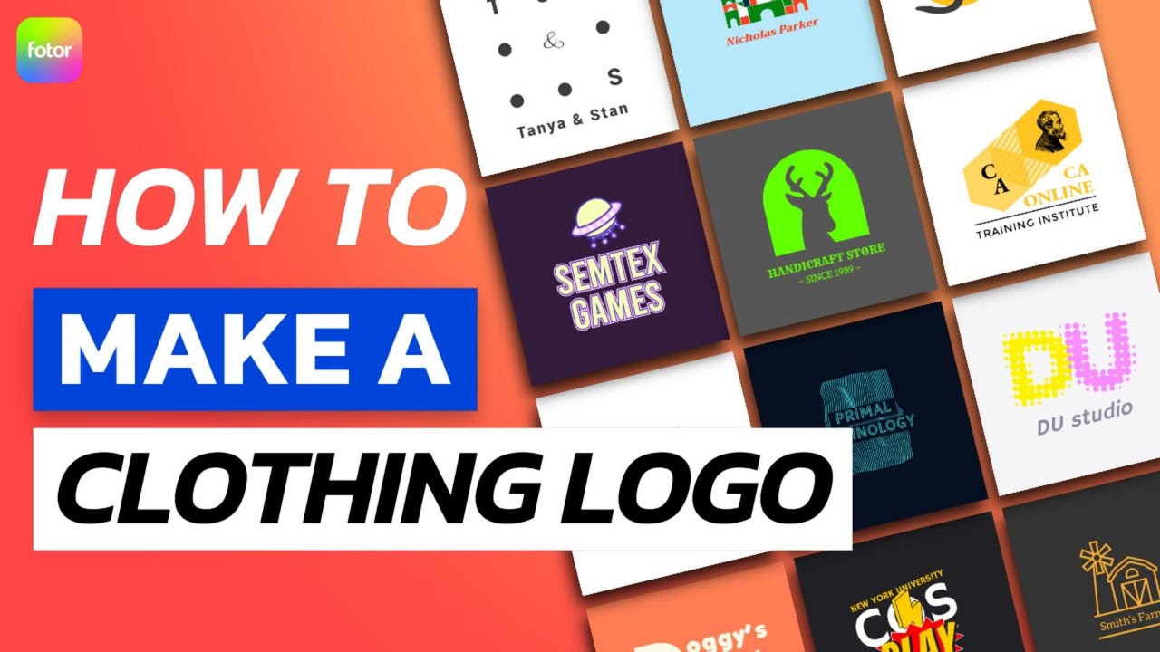 How to Make a Clothing Logo YouTube
