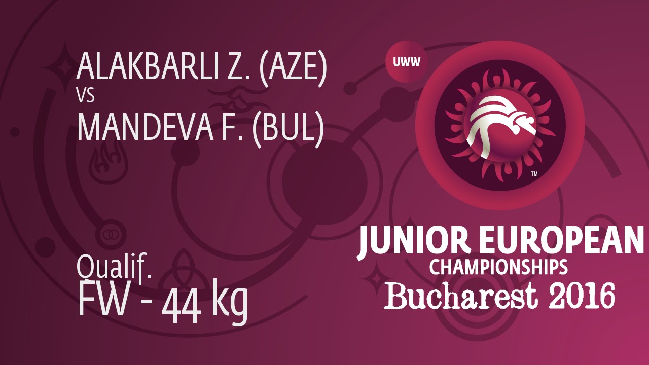 Qual. FW - 44 kg: F. MANDEVA (BUL) df. Z. ALAKBARLI (AZE) by FALL, 8-0
