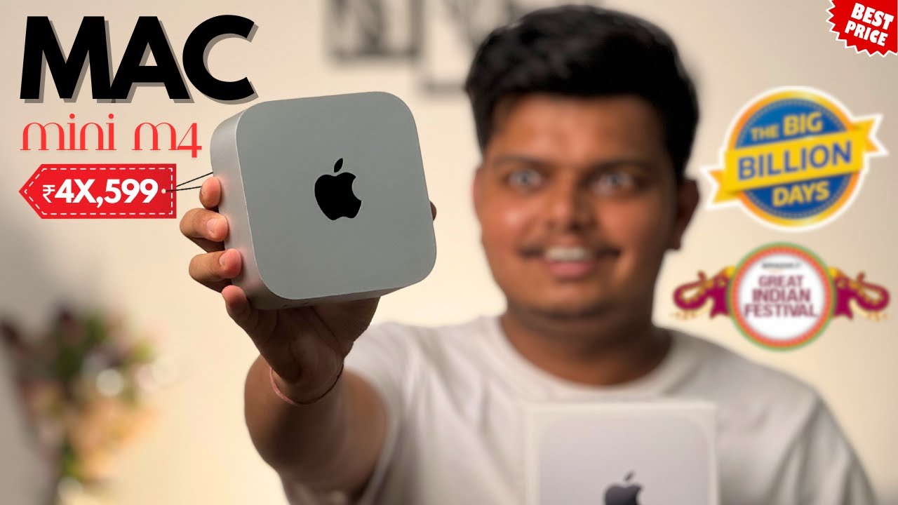 I Bought Apple Mac Mini M4 @ ₹4X,599 (Unboxing & Setup) - YouTube