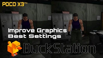 How To Improve Graphics On DuckStation Emulator Best Settings | Tested On Poco X3 Pro Android