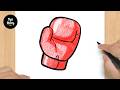 #993 How to Draw a Boxing Glove - Easy Drawing Tutorial