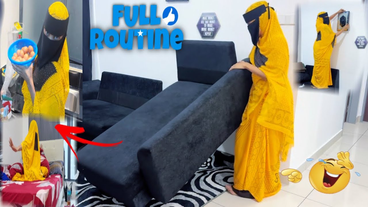 ROUTINE KA MANTA IYO NOLOSH MALEYSIYA OO QASAN ROBKA ADUUNKA 😱🥱