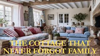 Nostalgic Americana Country Cottage with Shabby Chic Rooster & Gingham Charm Heartwarming Memories