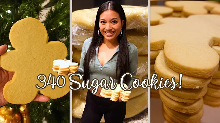 Baking 340 Sugar Cookies for Cookie Kits and Decorating | Vlogmas Day 12&13