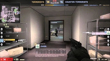 CS:GO Final Round Ace with 20 second 1vs4 clutch