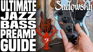 Sadowsky (Warwick) Onboard Preamp - The ULTIMATE Jazz Bass Preamp Guide - LowEndLobster Fresh Look