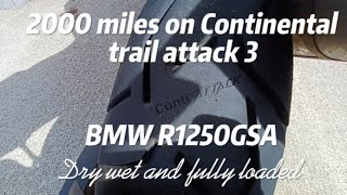 Trail Attack 3 Tyres, 2000 Miles Done On My R1250Gsa Hp