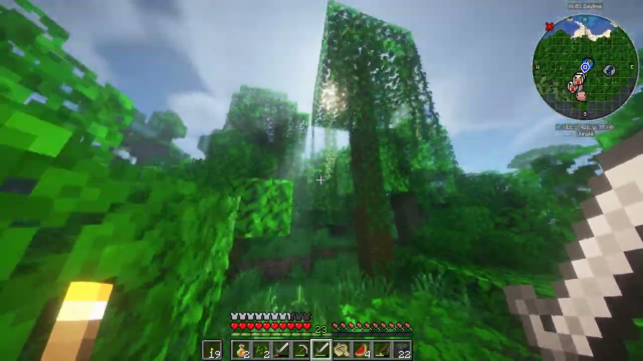 i7 2600 gtx750ti ram 16 Minecraft 1.21.4 shader + mod physics 