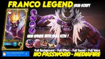Franco Legend King Of Hell Skin Script No Password Mediafire Full Sound Effect Voice New Update