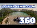 Sendero Laguna esmeralda en 360 grados