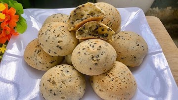 Bánh Mì Mè Đen Hàn Quốc | Korean Mochi Bread | Chị Mía