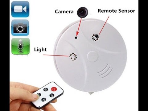 wireless smoke detector camera